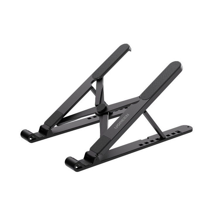 Stalak za laptop UGREEN LP977 (sklopivi, do 17,3 inča, 8 razina visine, do 5 kg, crna boja)