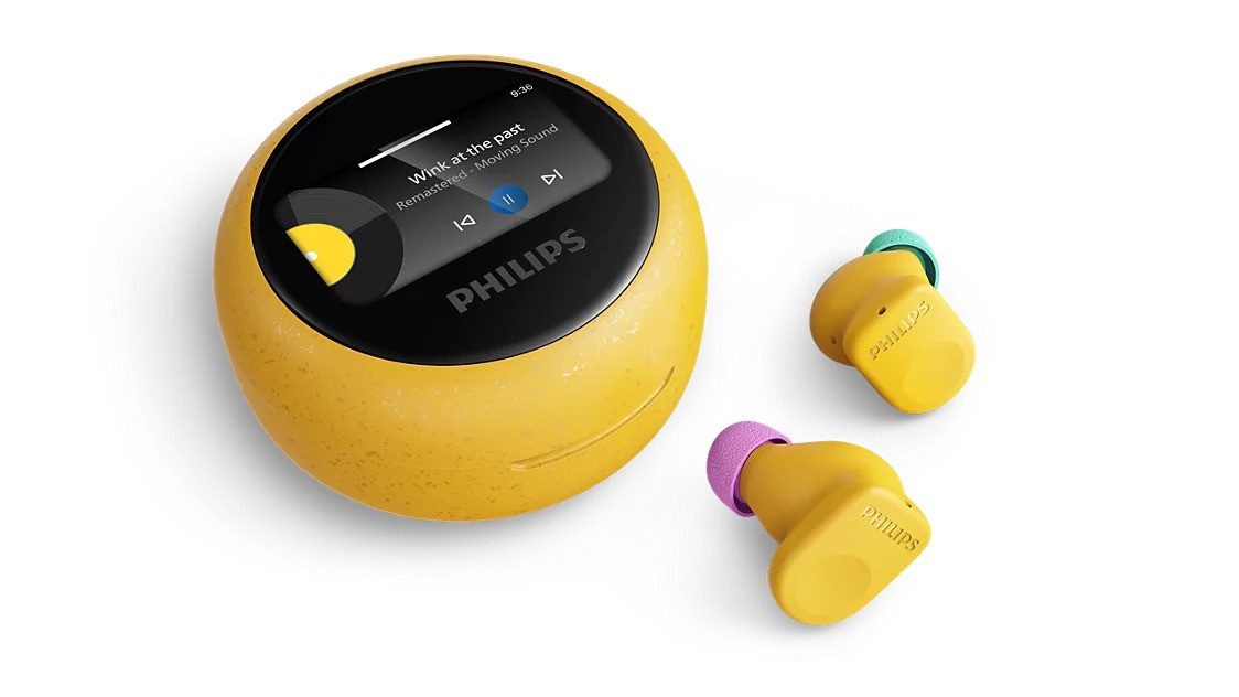 Philips retro in-ear BT slušalice TAMS3YL, žute-0
