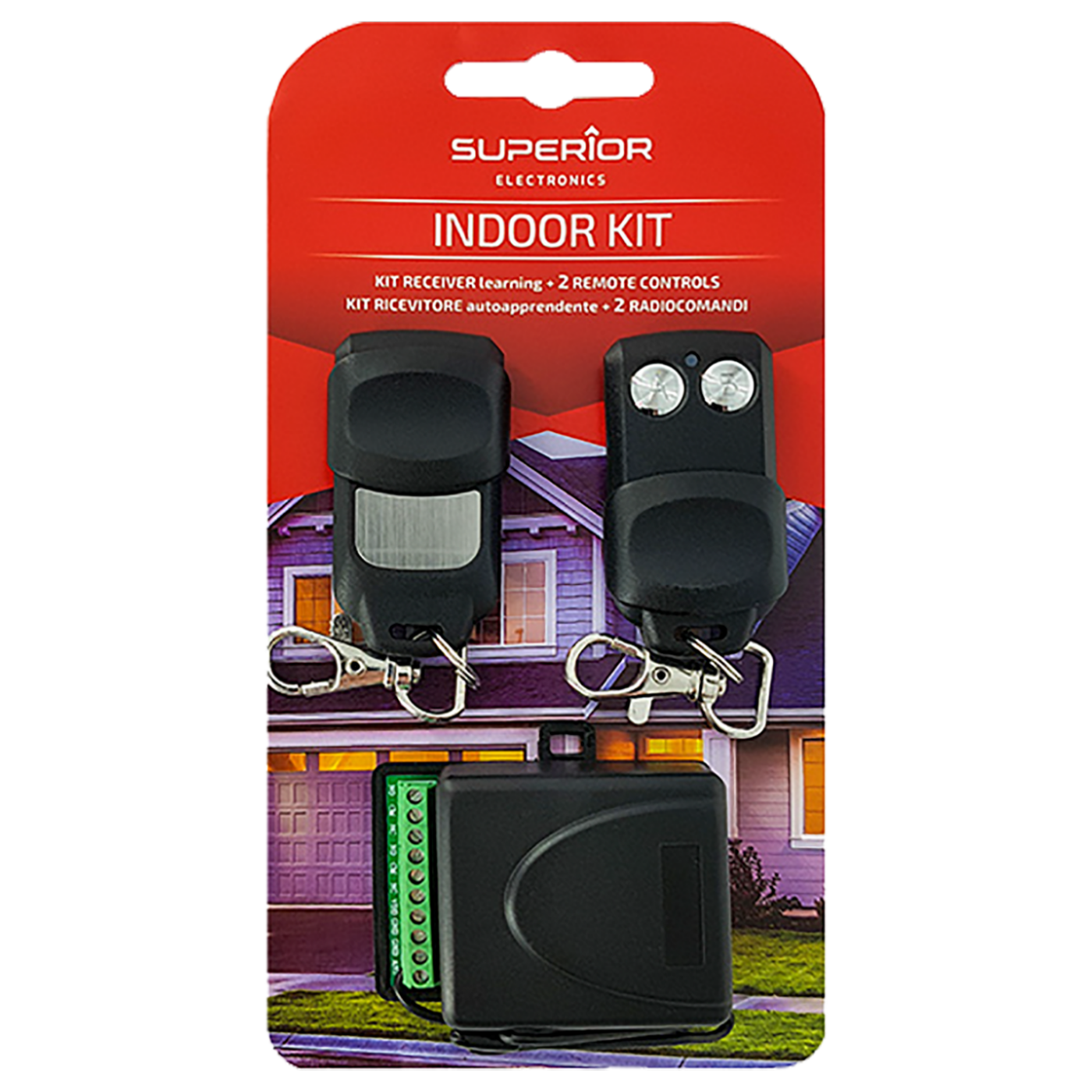 Superior Set za daljinsko upravljanje, 2 kanala, 2 RC-a,  433 MHz - KIT INDOOR 433-0