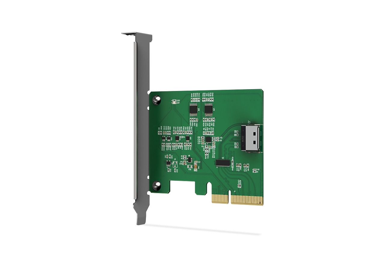 IcyDock MCIO 4i to PCle 5.0 x4 PCle Adapter with Redriver-5