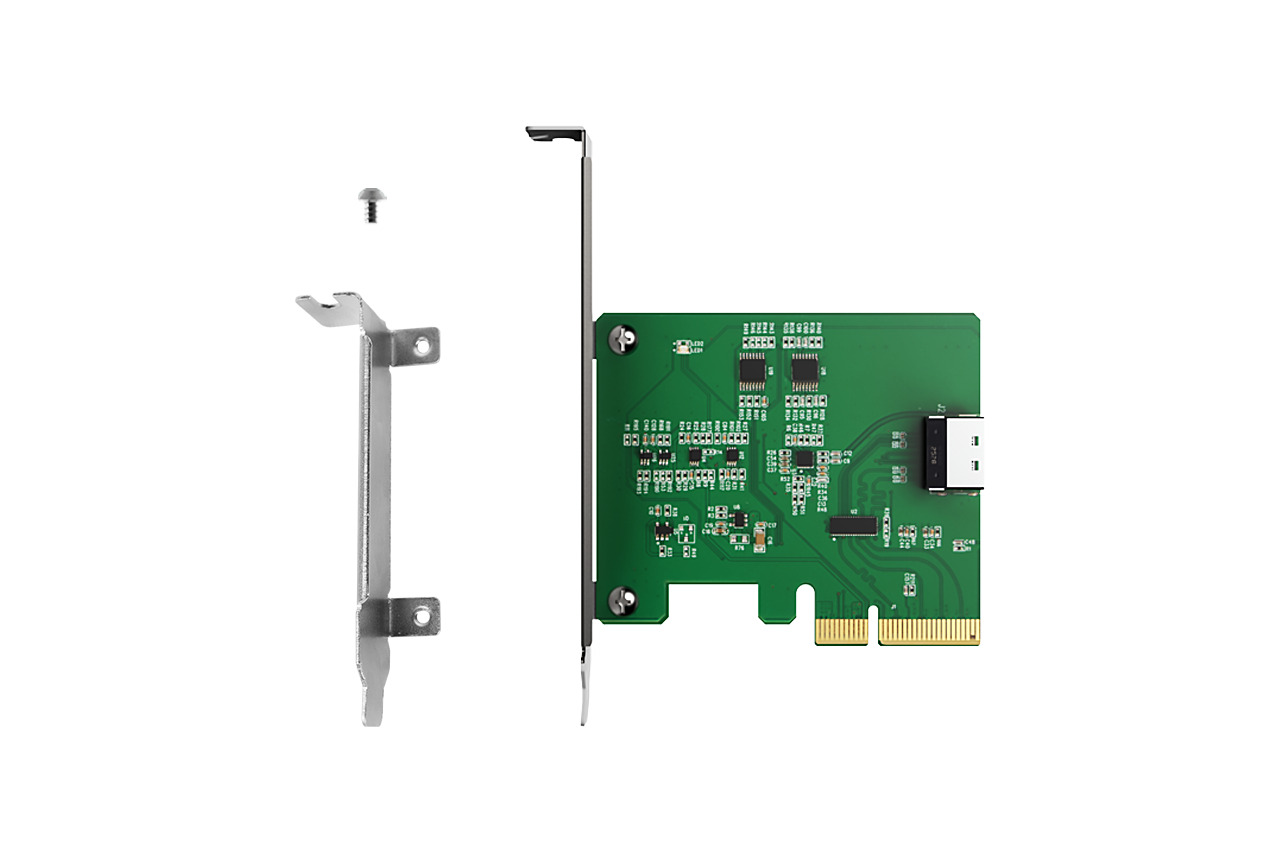 IcyDock MCIO 4i to PCle 5.0 x4 PCle Adapter with Redriver-3
