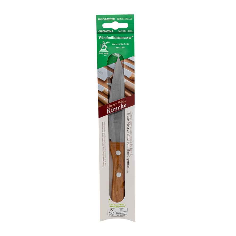 Kuhinjski nož WINDMÜHLENMESSER ROBERT HERDER Petty (130 mm, karbonski čelik, drška od trešnjevine)-0