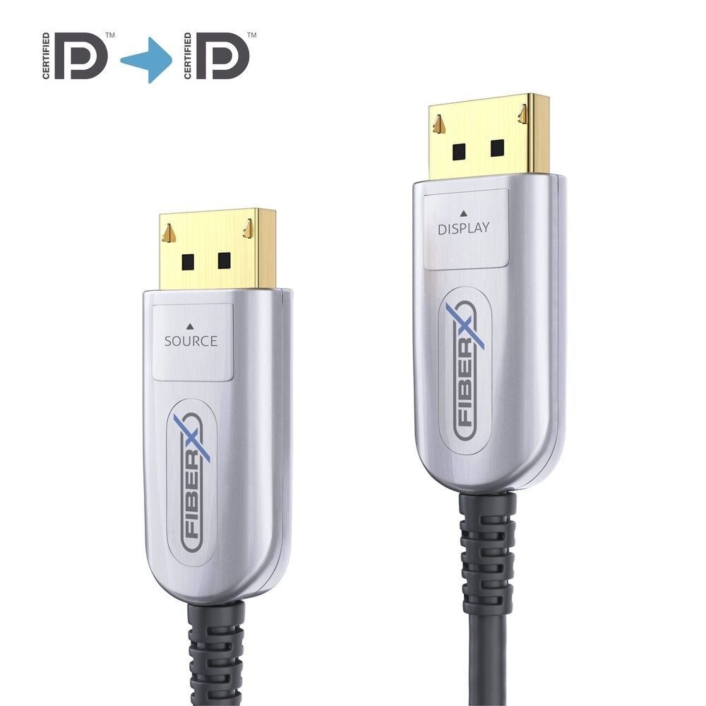 DisplayPort optički kabel FIBERX FX-I260-010 10 m (DisplayPort 2.0, 8K@60Hz)-2