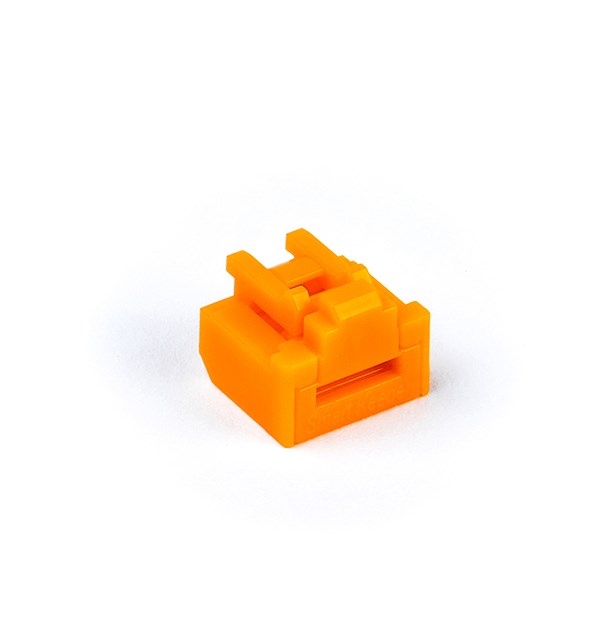 Blokator RJ-45 mrežnog priključka SMARTKEEPER NL03P2OR narančasta boja (100 komada)