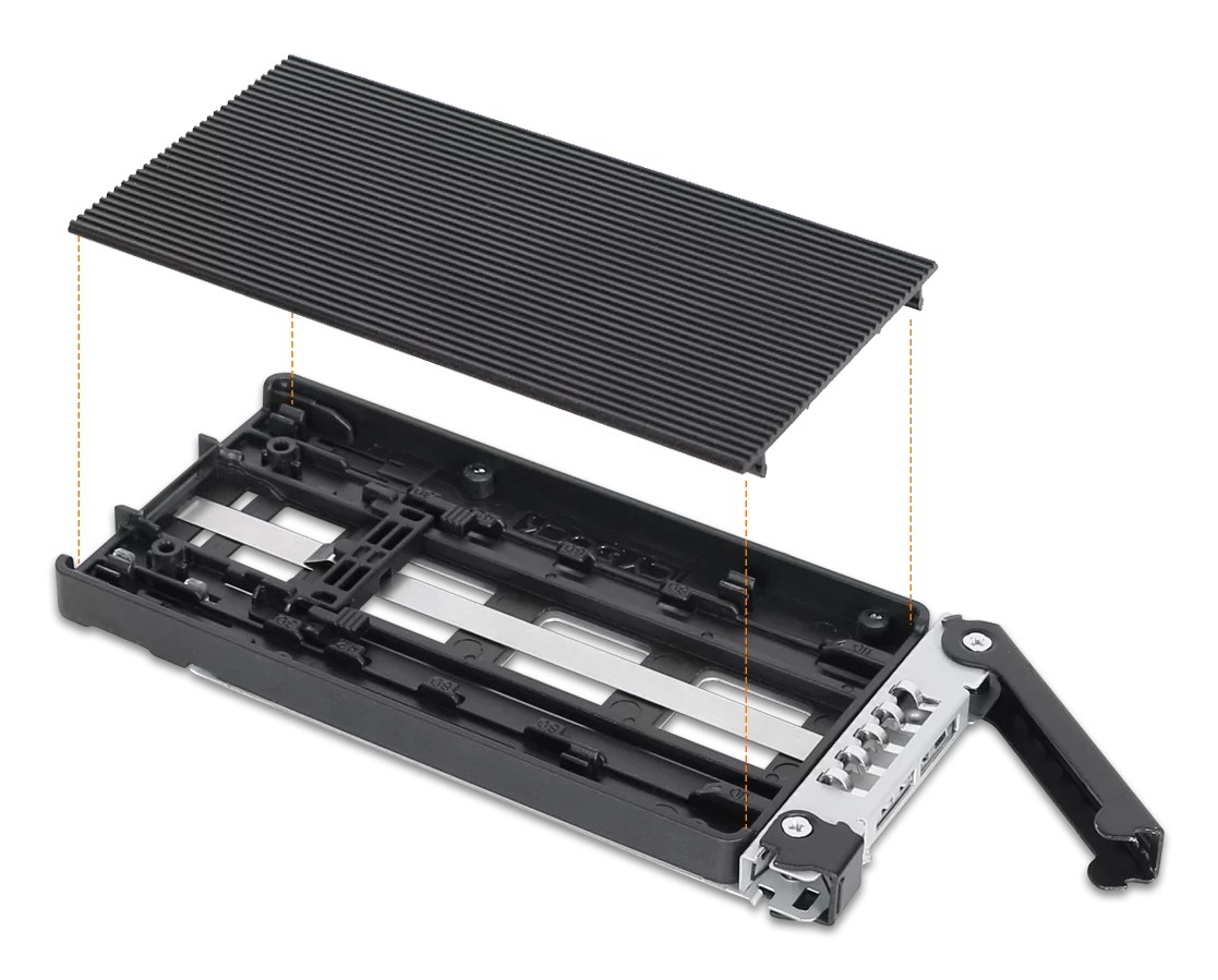 Kućište ICY DOCK ToughArmor MB834MK-B V2 za 2x M.2 NVMe SSD (PCIe 4.0, crna boja)-6