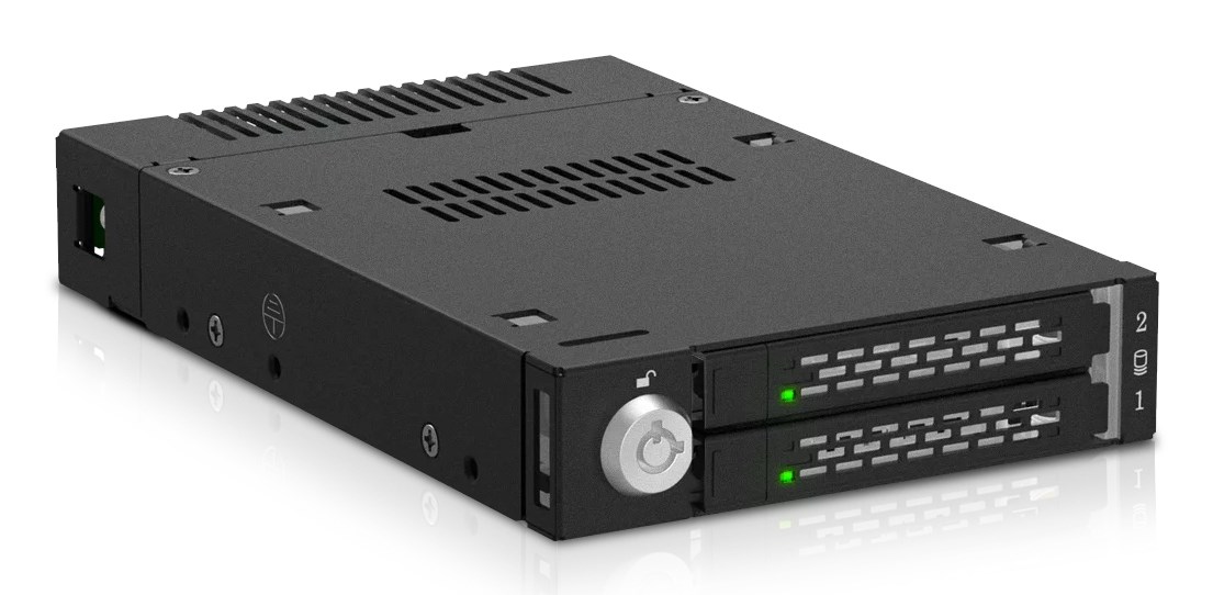 Kućište ICY DOCK ToughArmor MB834MK-B V2 za 2x M.2 NVMe SSD (PCIe 4.0, crna boja)-3