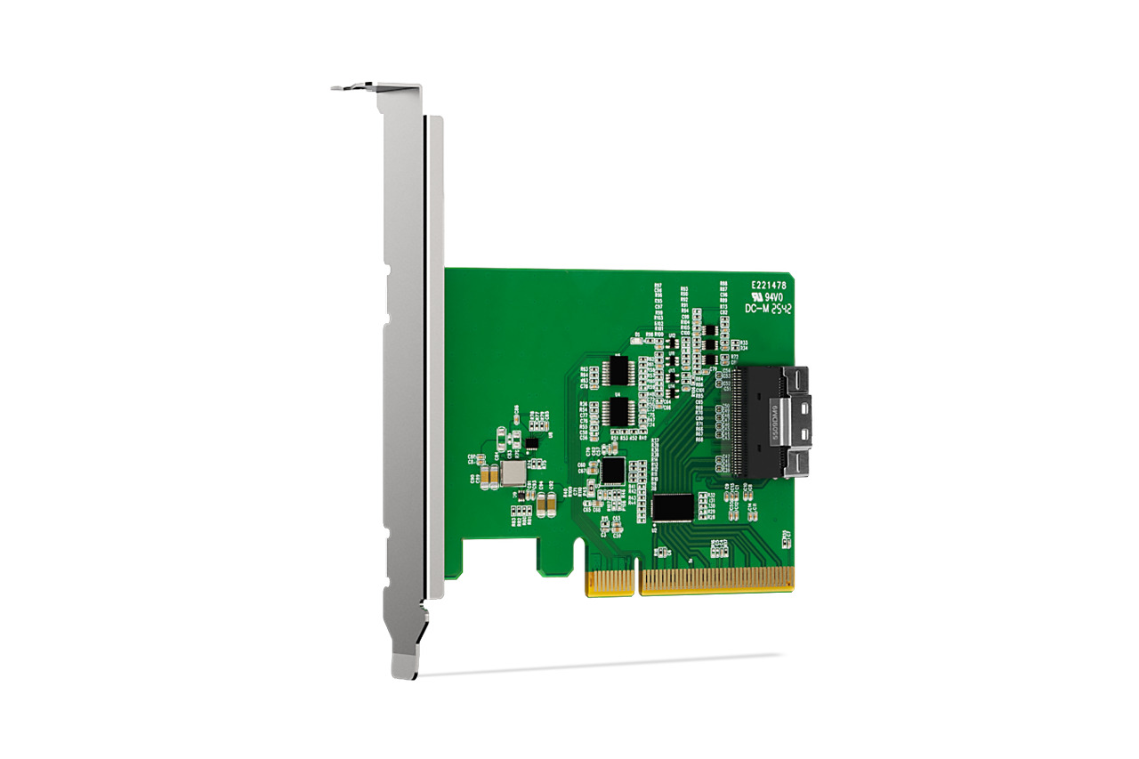 IcyDock slimSAS 8i to PCle 4.0 x8 PCle Adapter with Reciver-3