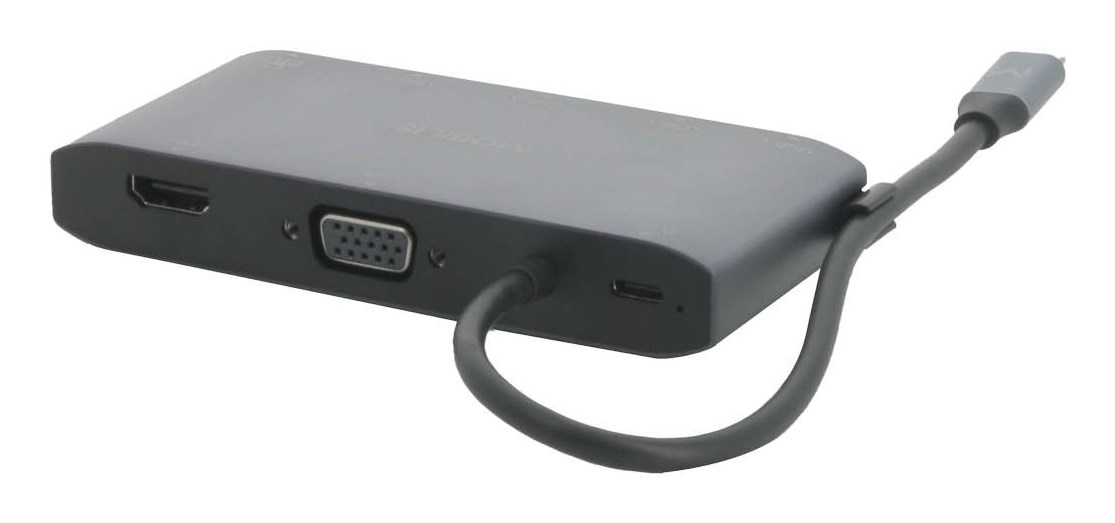 Docking stanica MOBILIS Energia Dock (USB-C, 8-u-1, 100 W PD, HDMI, RJ45, VGA)-1