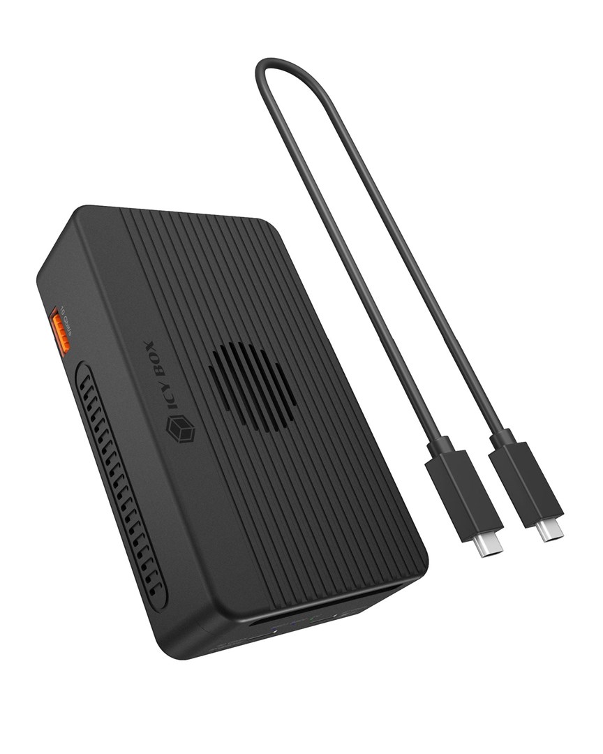 Docking stanica ICY BOX Heart RAID 2818 (2x M.2 NVMe SSD, Thunderbolt 3/USB4, HDMI)