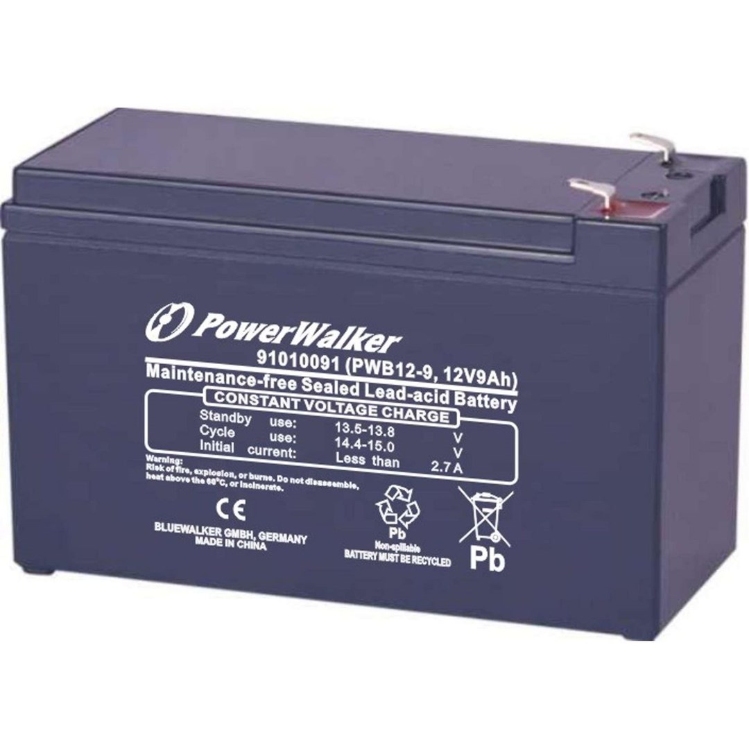 Olovna VRLA baterija POWERWALKER PWB12-9 (12 V, 9 Ah, priključci T2)-1