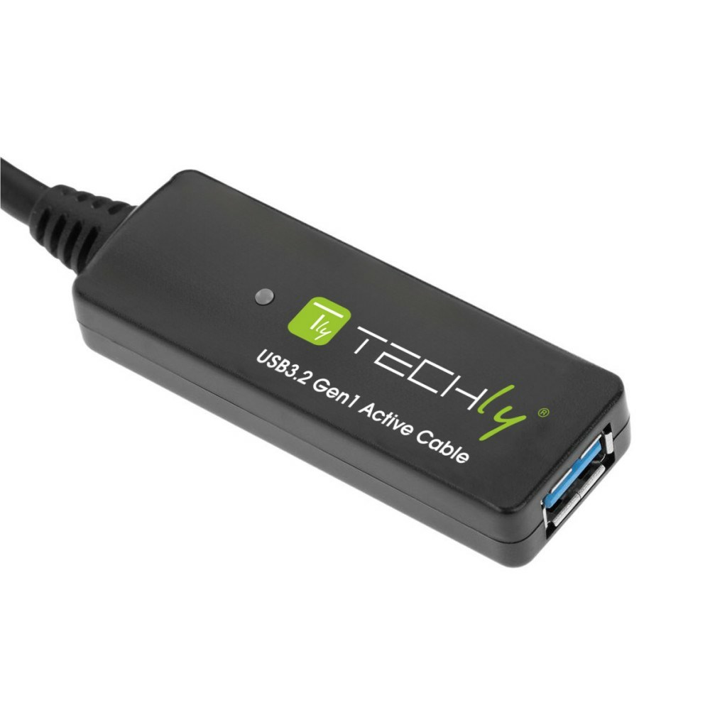 Techly ICUR30100G USB cable USB 3.2 Gen 1 (3.1 Gen 1) 10 m USB A Black-5