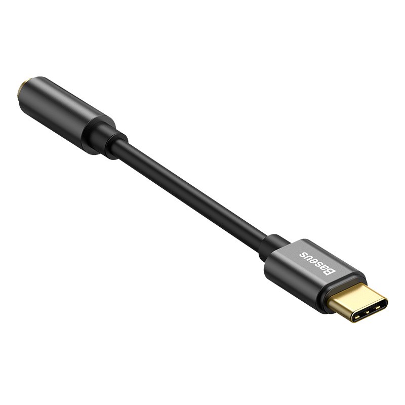 Baseus CATL54-01 cable gender changer Type-C 3.5mm Black-2