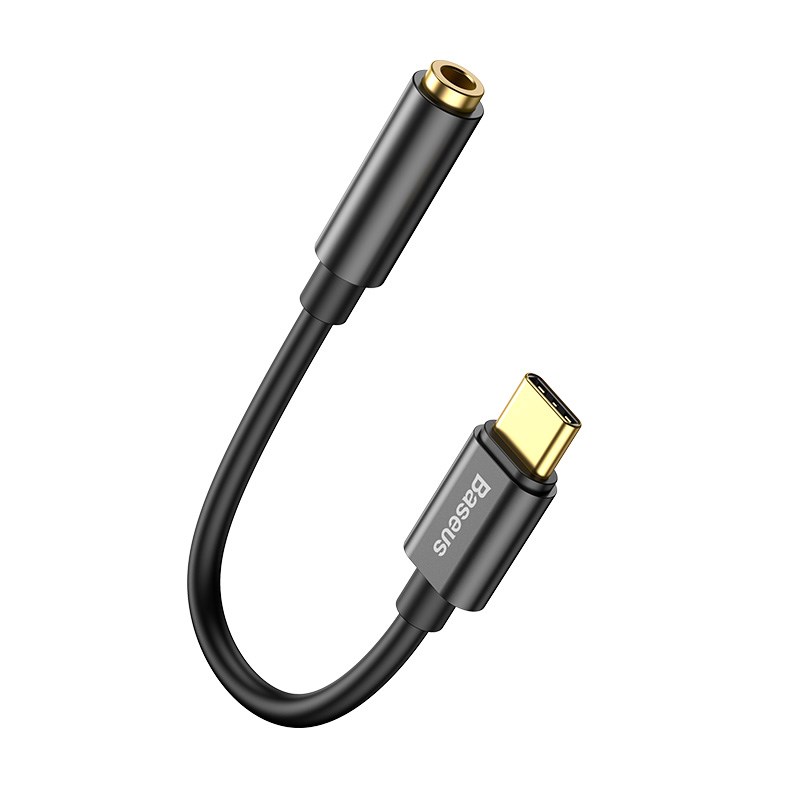 Baseus CATL54-01 cable gender changer Type-C 3.5mm Black-3