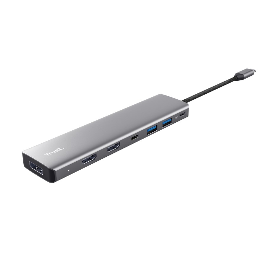 Trust 25661 interface hub USB Type-C Aluminium-2