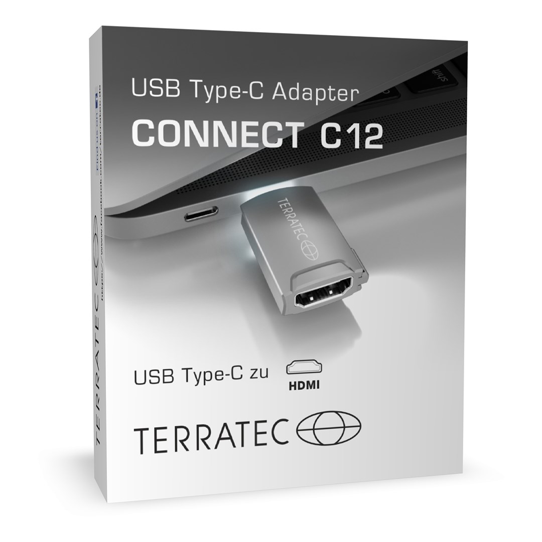 Terratec CONNECT C12 USB Type-C HDMI Grey-2