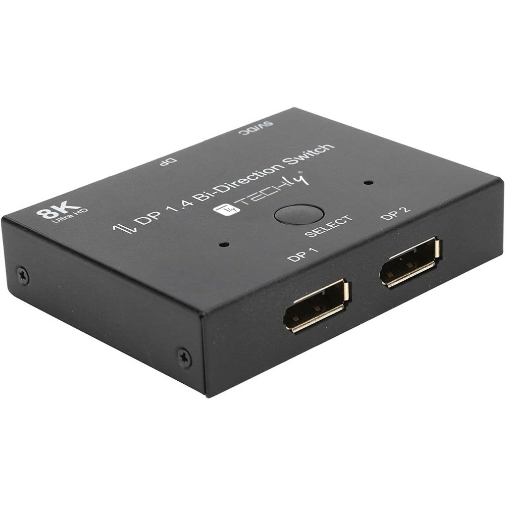 Techly IDATA-DP-2DP-8KT video switch DisplayPort-0