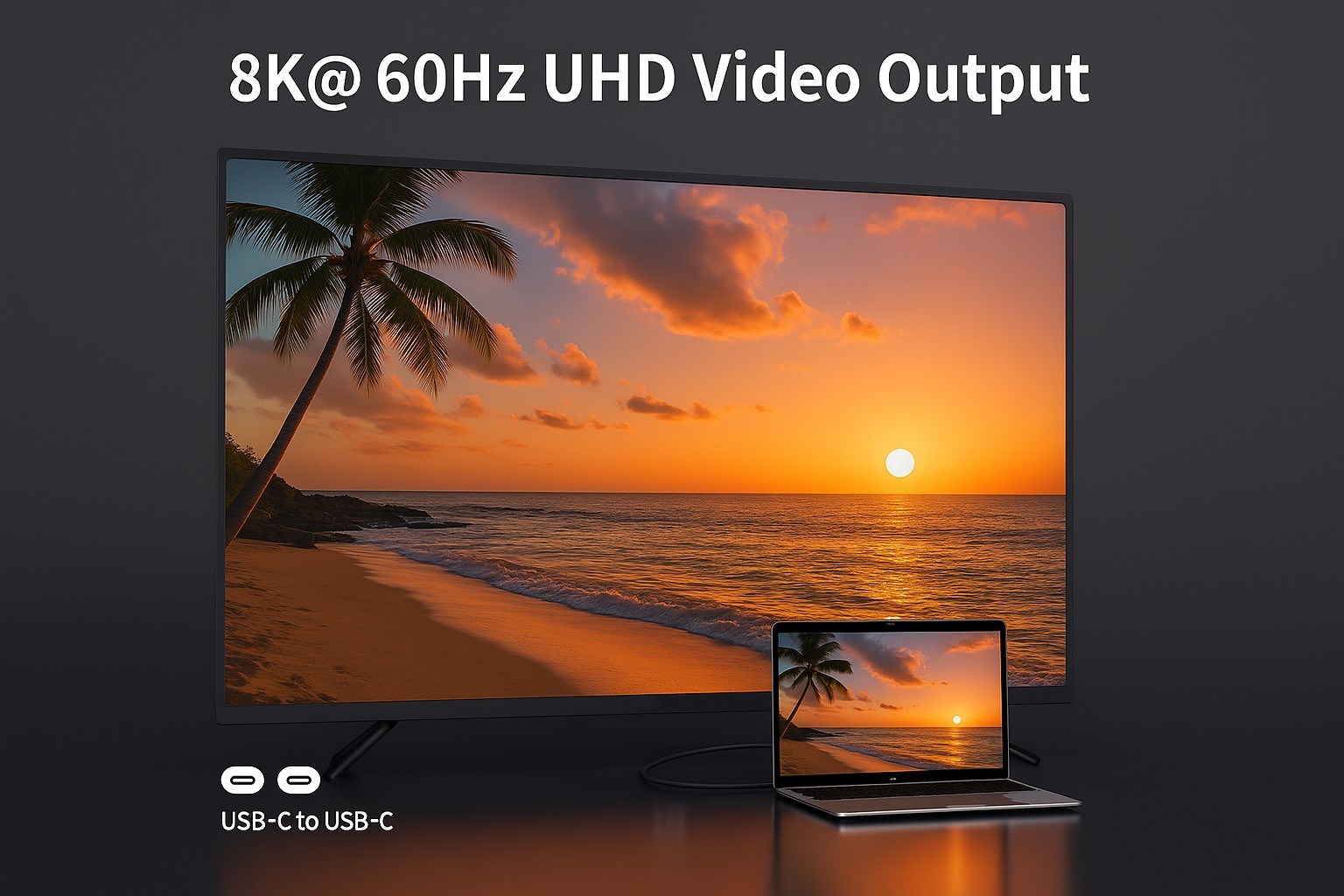 Equip USB-C to C Active Optical Cable, 7.5m, PD 60W, 8K/60Hz, 10Gbps, Video + Data + PD-4