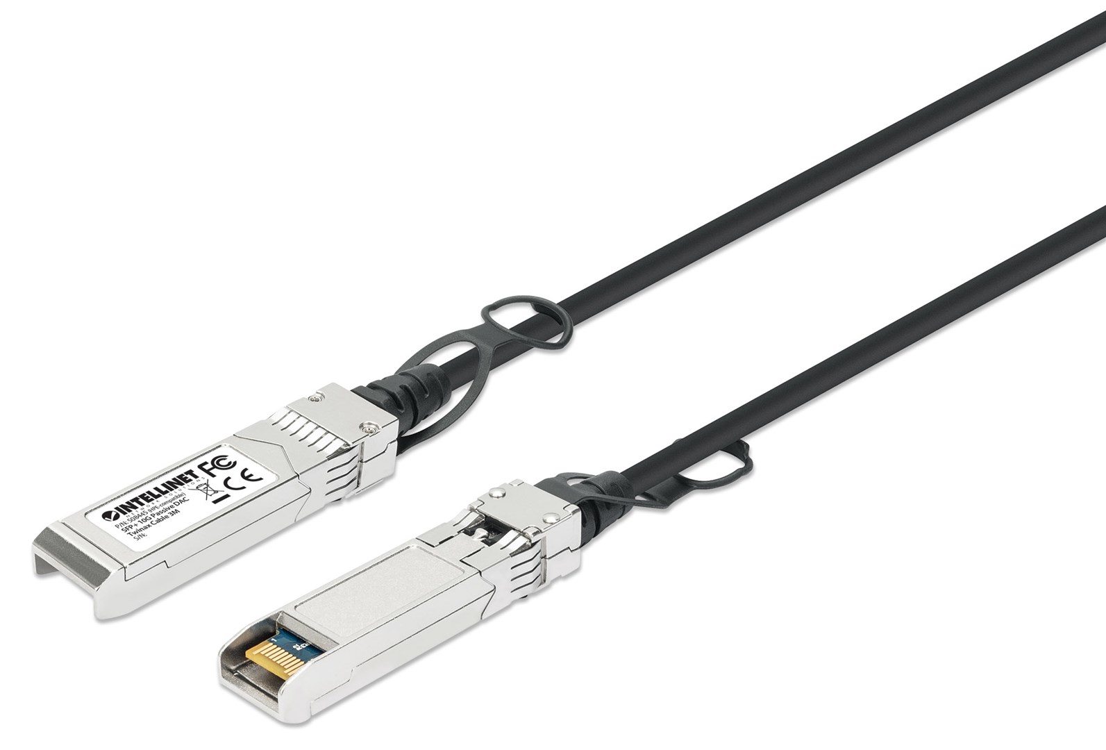 Intellinet 3m 10G SFP+ Passive Direct Attach Copper Twinax Cable 30AWG HP J9283B /JD097C compatible