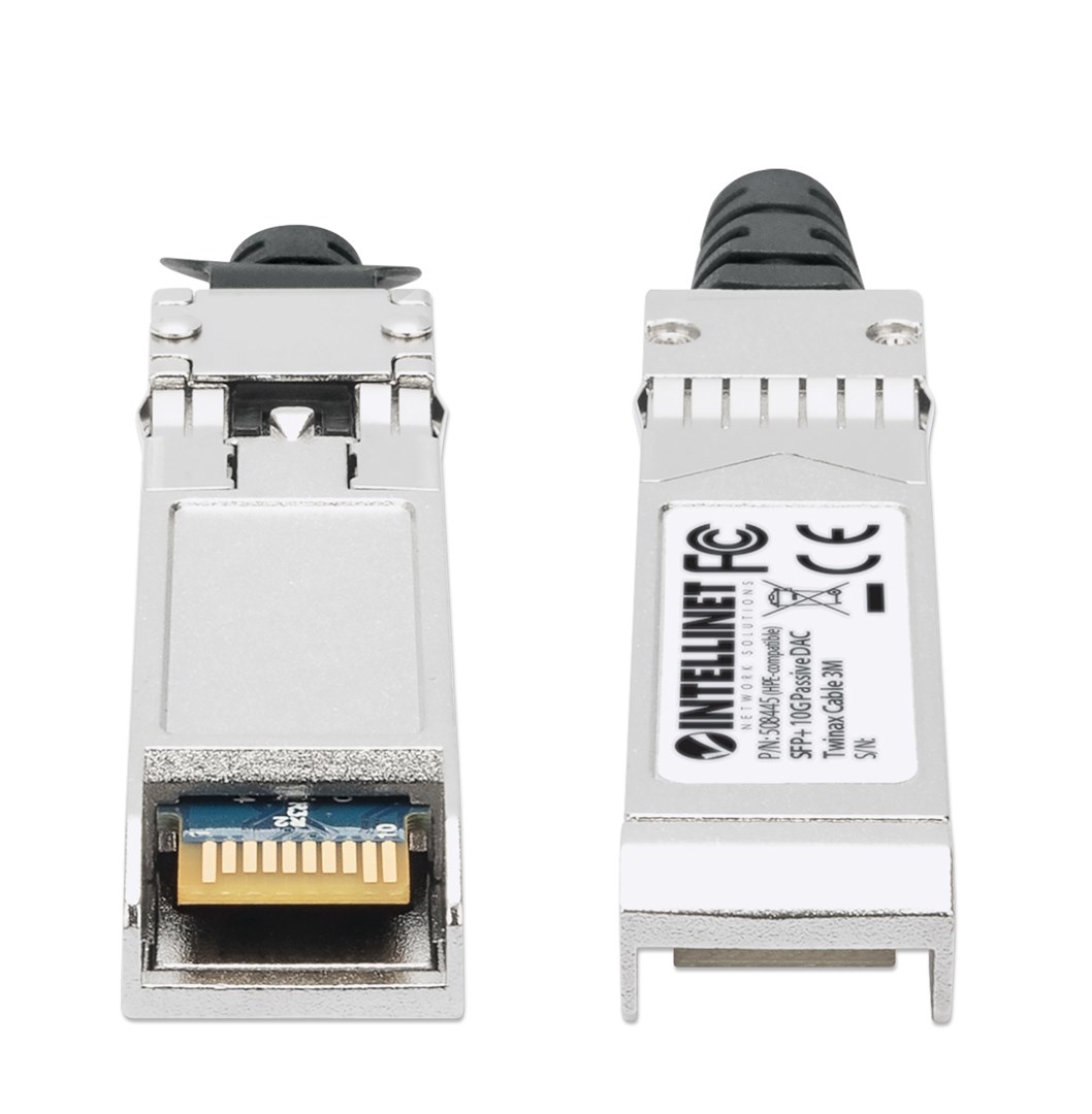 Intellinet 3m 10G SFP+ Passive Direct Attach Copper Twinax Cable 30AWG HP J9283B /JD097C compatible-2