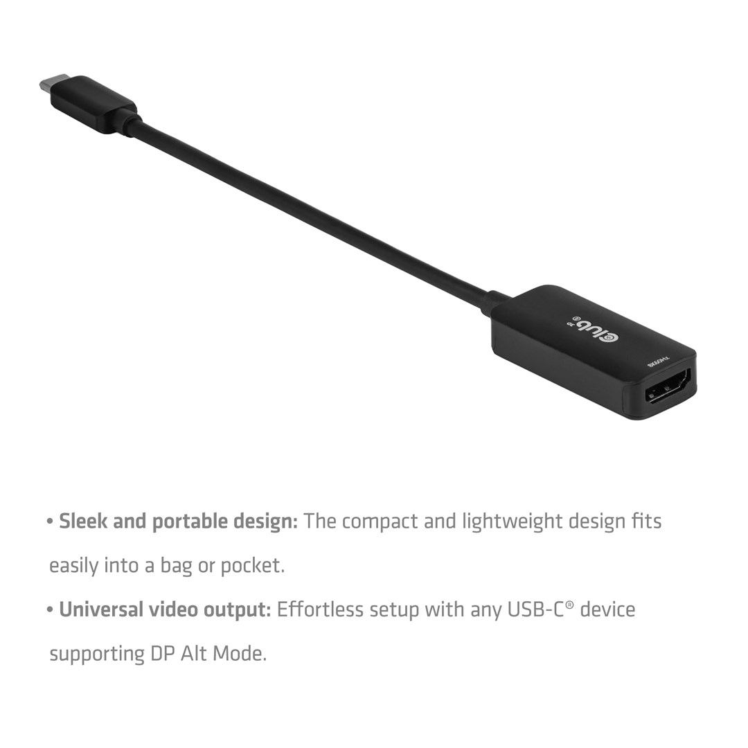 CLUB3D USB-C® to HDMI™ 2.1 Adapter 8K60Hz-3