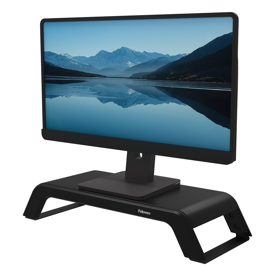 Postolje za monitor FELLOWES Hana LT (3 visine, do 22,6 kg, crna boja)