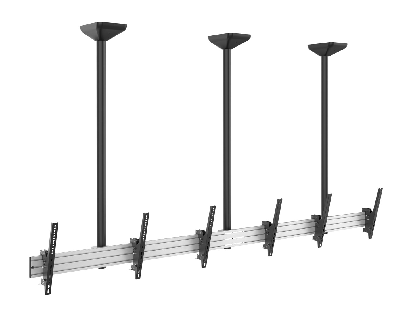 Equip 45"-50" Triple Screen Ceiling Mount-0