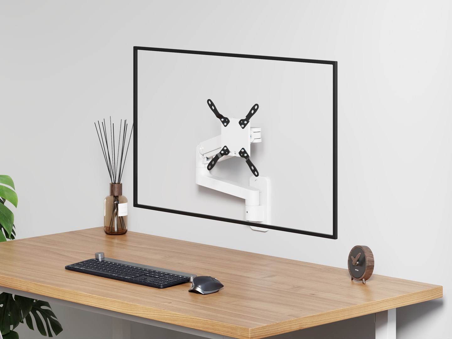 Equip 17"-49" Heavy-Duty Single Monitor Wall-Mounted Bracket-4