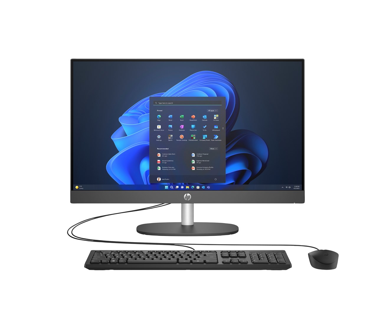 HP Pro 240 G10 All-in-One Desktop PC Intel® Core™ i5 16 GB DDR4-SDRAM 512 GB SSD Windows 11 Pro Black-0