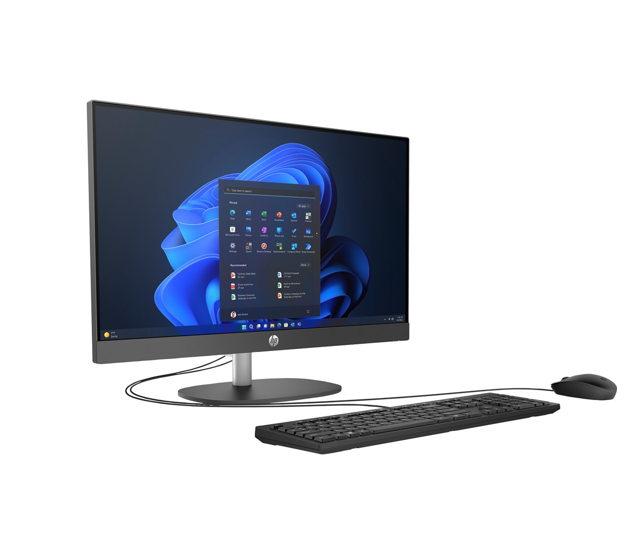 HP Pro 240 G10 All-in-One Desktop PC Intel® Core™ i5 16 GB DDR4-SDRAM 512 GB SSD Windows 11 Pro Black-1