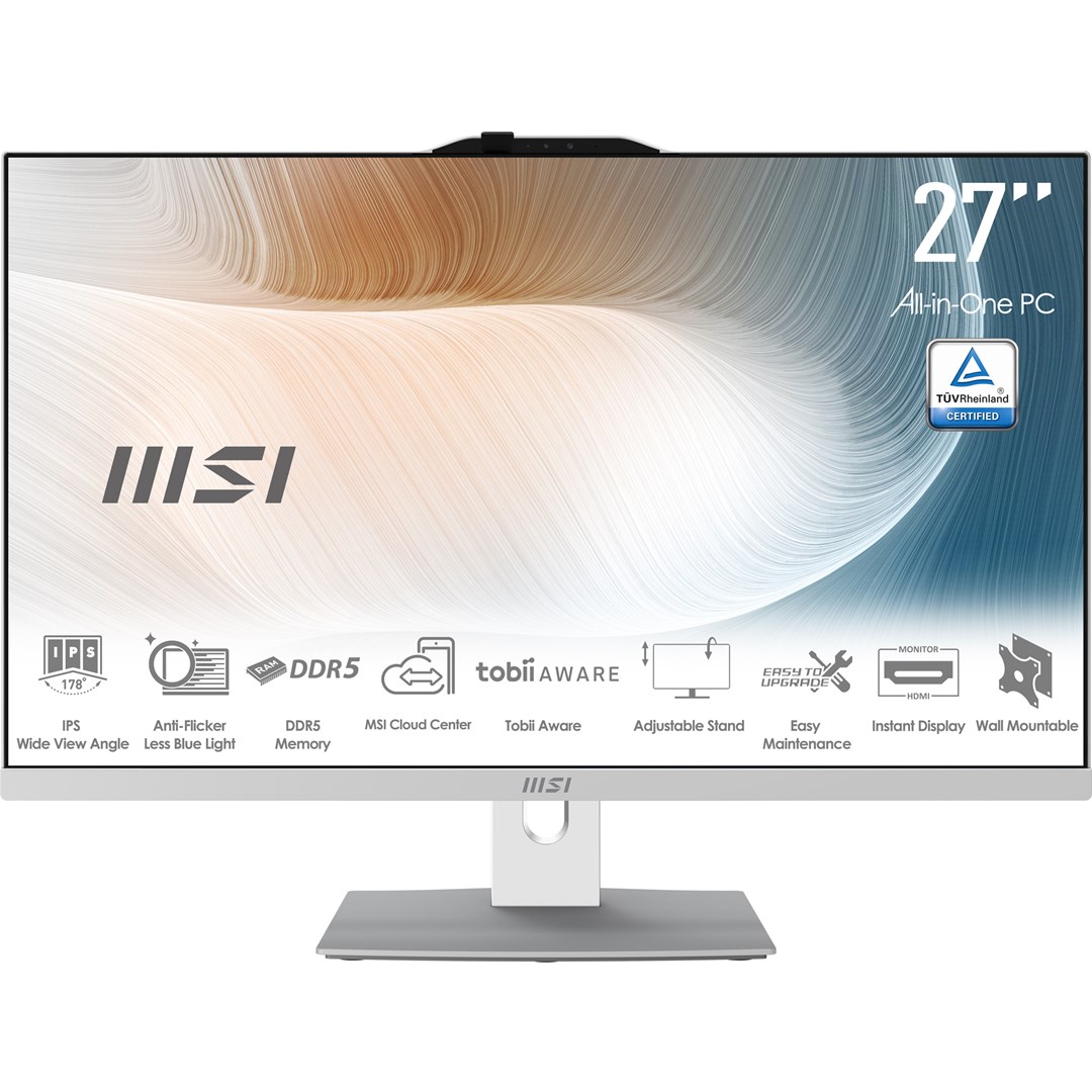 MSI Modern AM272P 1M-1426AT i5-14 27" LED FHD 16GB/512GB SSD W11 Home NextGen-0