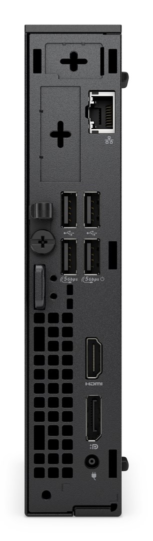 DELL Pro QCM1250 Intel® Core™ i3 i3-14100T 8 GB DDR5-SDRAM 512 GB SSD Windows 11 Pro Micro PC Mini PC Black