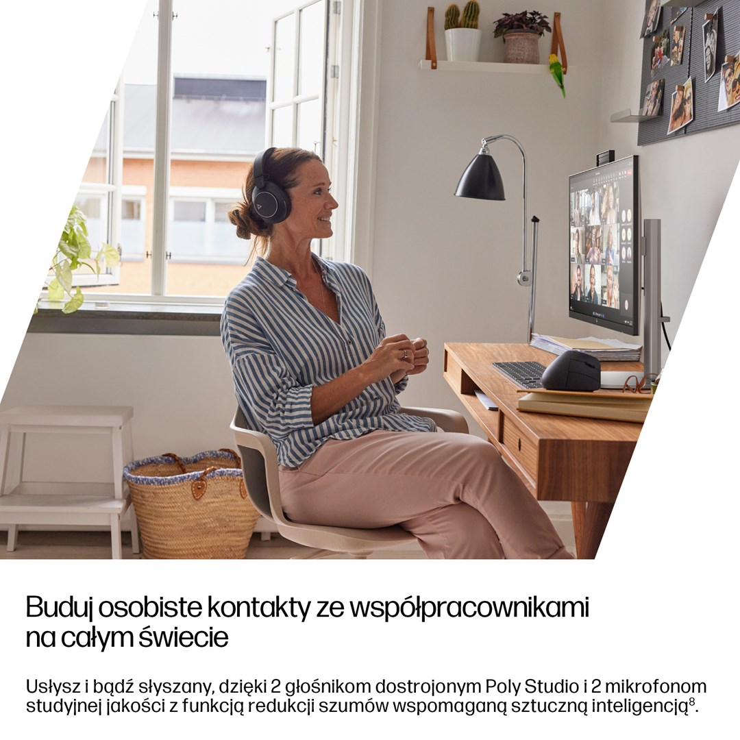 HP EliteStudio 8 All-in-One G1i 23.8" desktop AI PC, Intel Core Ultra 7, 1920 × 1080 px, 16 GB DDR5-SDRAM, Windows 11 Pro, Wi-Fi 7 (802.11be), silver-14