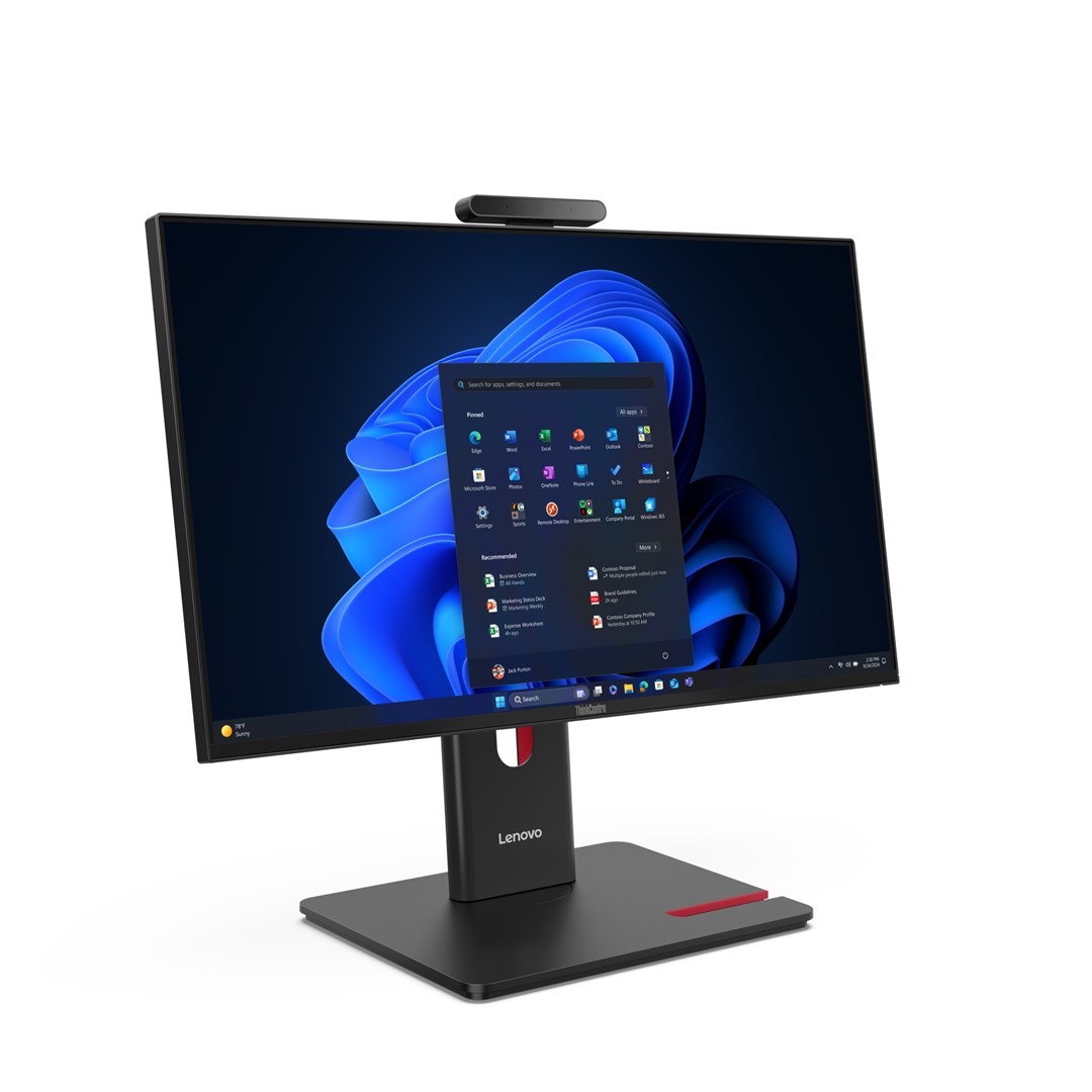 Lenovo ThinkCentre M70a Gen 6 Intel Core Ultra 5 225T 60.5 cm (23.8") 1920 x 1080 pixels All-in-One PC 16 GB DDR5-SDRAM 512 GB SSD Windows 11 Pro Wi-Fi 6E (802.11ax) Black-2