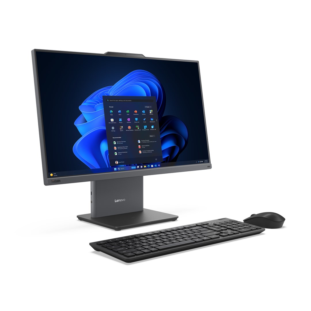 Lenovo ThinkCentre neo 50a 24 Gen 5 Intel® Core™ i7 i7-13620H 60.5 cm (23.8") 1920 x 1080 pixels Touchscreen All-in-One PC 16 GB DDR5-SDRAM 512 GB SSD Windows 11 Pro Wi-Fi 6 (802.11ax) Grey-2