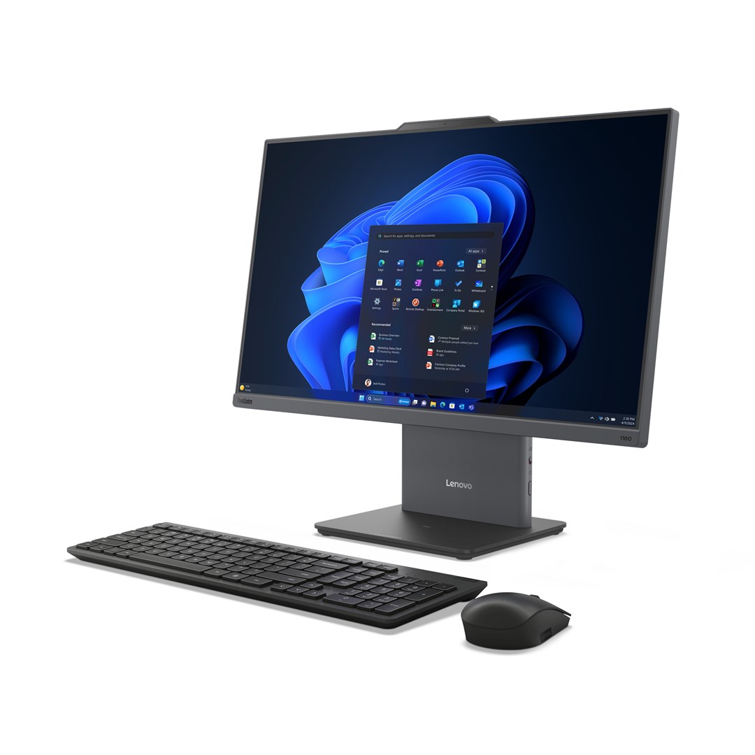 Lenovo ThinkCentre neo 50a 24 Gen 5 Intel® Core™ i7 i7-13620H 60.5 cm (23.8") 1920 x 1080 pixels Touchscreen All-in-One PC 16 GB DDR5-SDRAM 512 GB SSD Windows 11 Pro Wi-Fi 6 (802.11ax) Grey-1