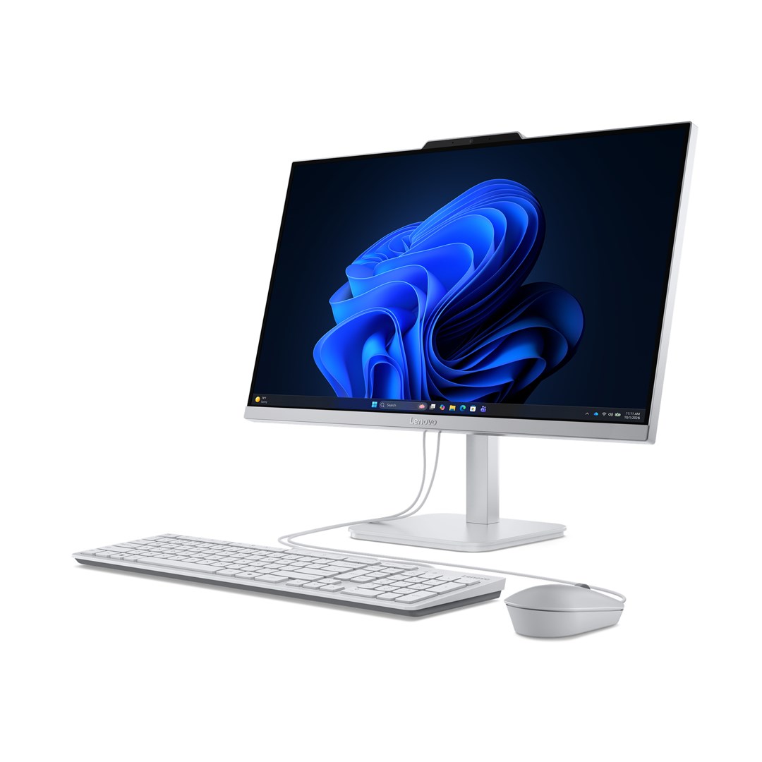 Lenovo A105 24 AMD Ryzen™ 5 40 60.5 cm (23.8") 1920 x 1080 pixels All-in-One PC 8 GB LPDDR5-SDRAM 256 GB SSD Windows 11 Home Wi-Fi 6 (802.11ax) Grey-1