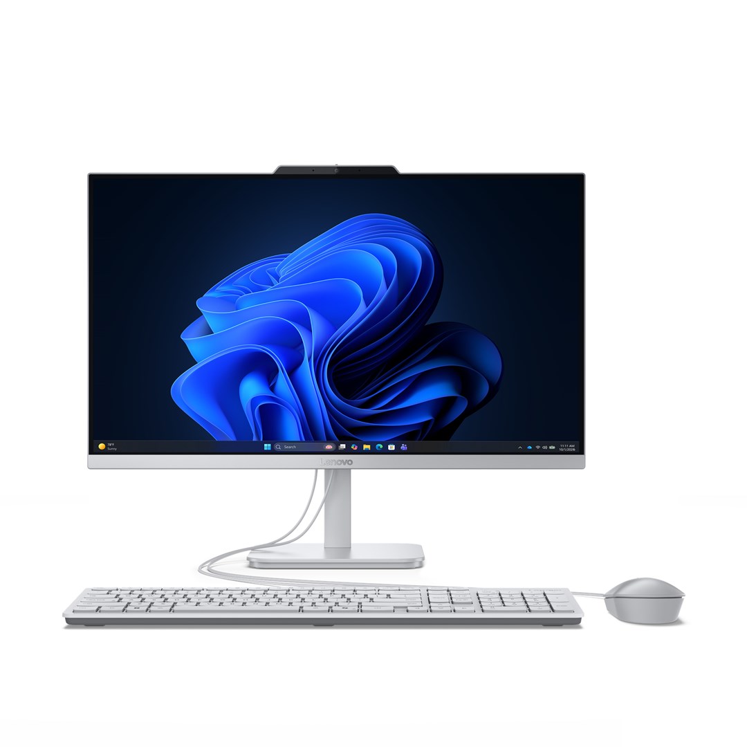 Lenovo A105 24 AMD Ryzen™ 5 40 60.5 cm (23.8") 1920 x 1080 pixels All-in-One PC 8 GB LPDDR5-SDRAM 256 GB SSD Windows 11 Home Wi-Fi 6 (802.11ax) Grey-0