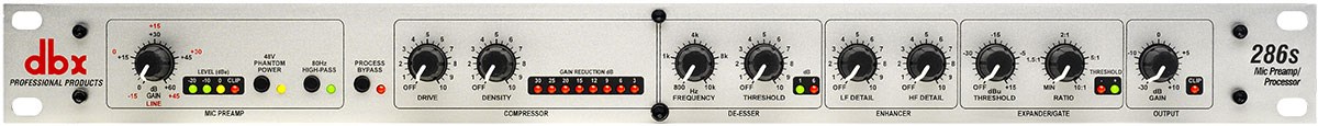 Mikrofonsko predpojačalo DBX 286s (channel strip, kompresor, de-esser, phantom +48 V)-1