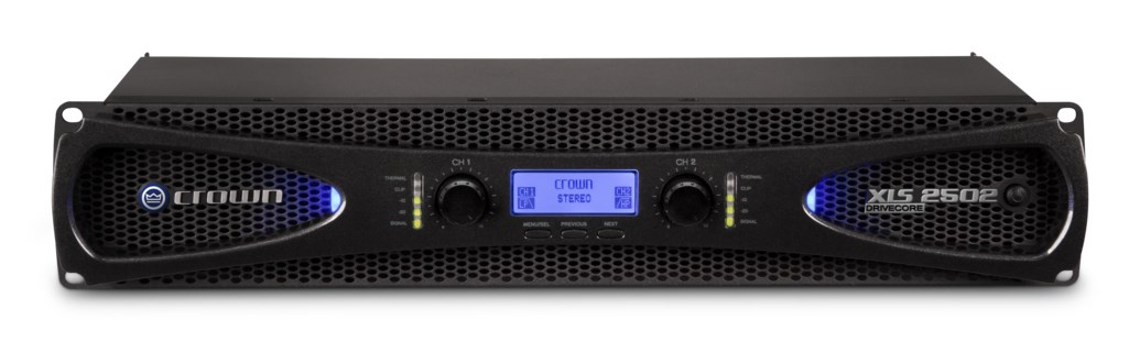 Dvokanalno pojačalo snage CROWN XLS 2502 (775 W pri 4 Ohm, Class D, DSP)