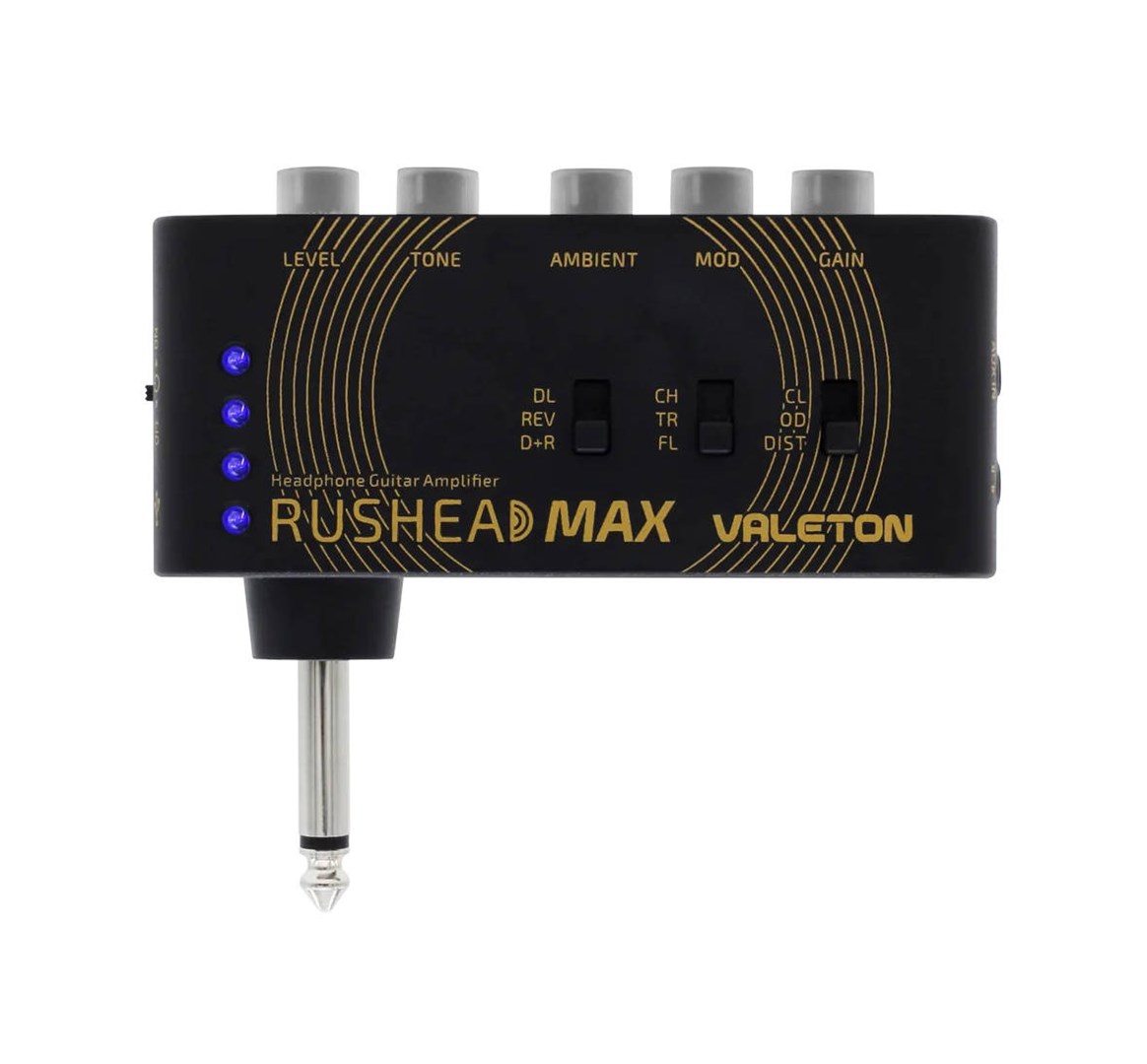 Pojačalo za gitaru VALETON Rushead Max (baterijsko napajanje, USB punjenje, Aux ulaz)