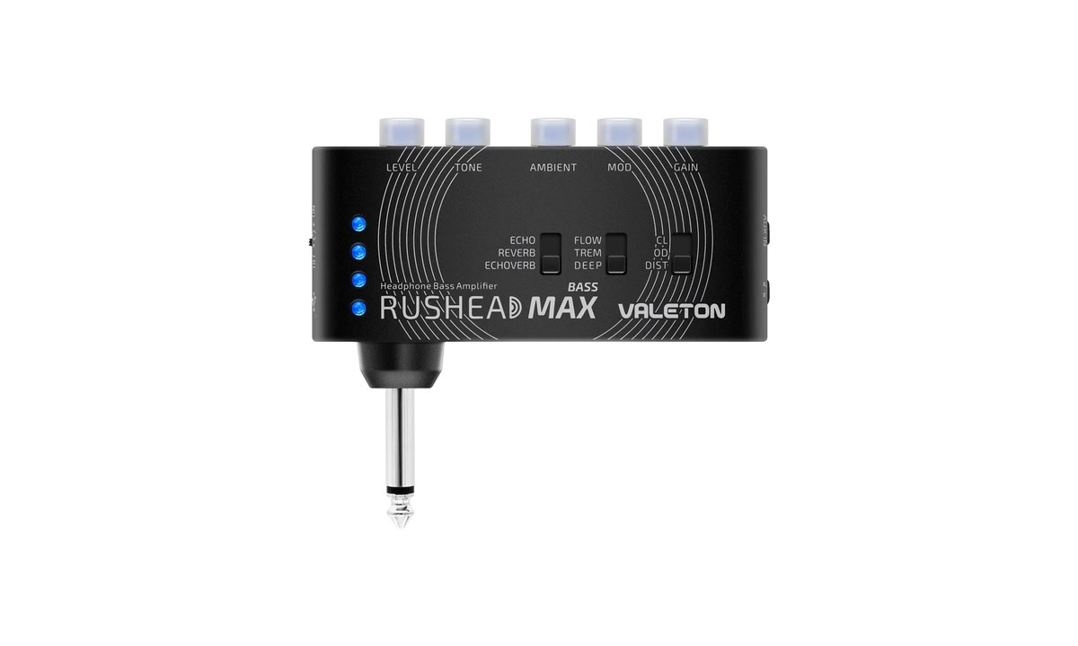 Pojačalo za bas gitaru VALETON Rushead Max Bass (baterijsko napajanje, USB punjenje, Aux ulaz)