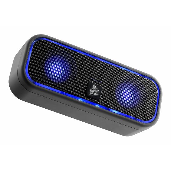Zvučnik CELLULARLINE, MUSIC SOUND, Stripe LED, Bluetooth, 6W, Crni-0