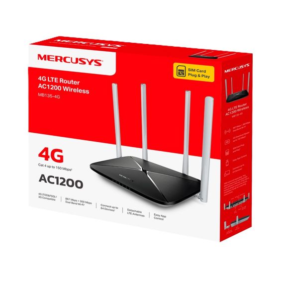 Router MERCUSYS MB135-4G (AC1200 4G LTE Wi-Fi)-4