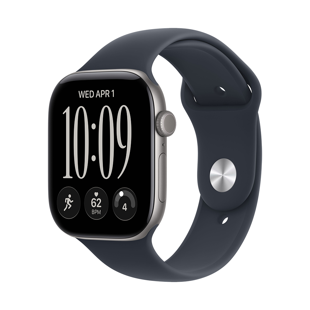 Pametni sat APPLE Watch S12 GPS 46mm Space Grey Aluminium Case with Navy Blue Sport Band - M/L-0
