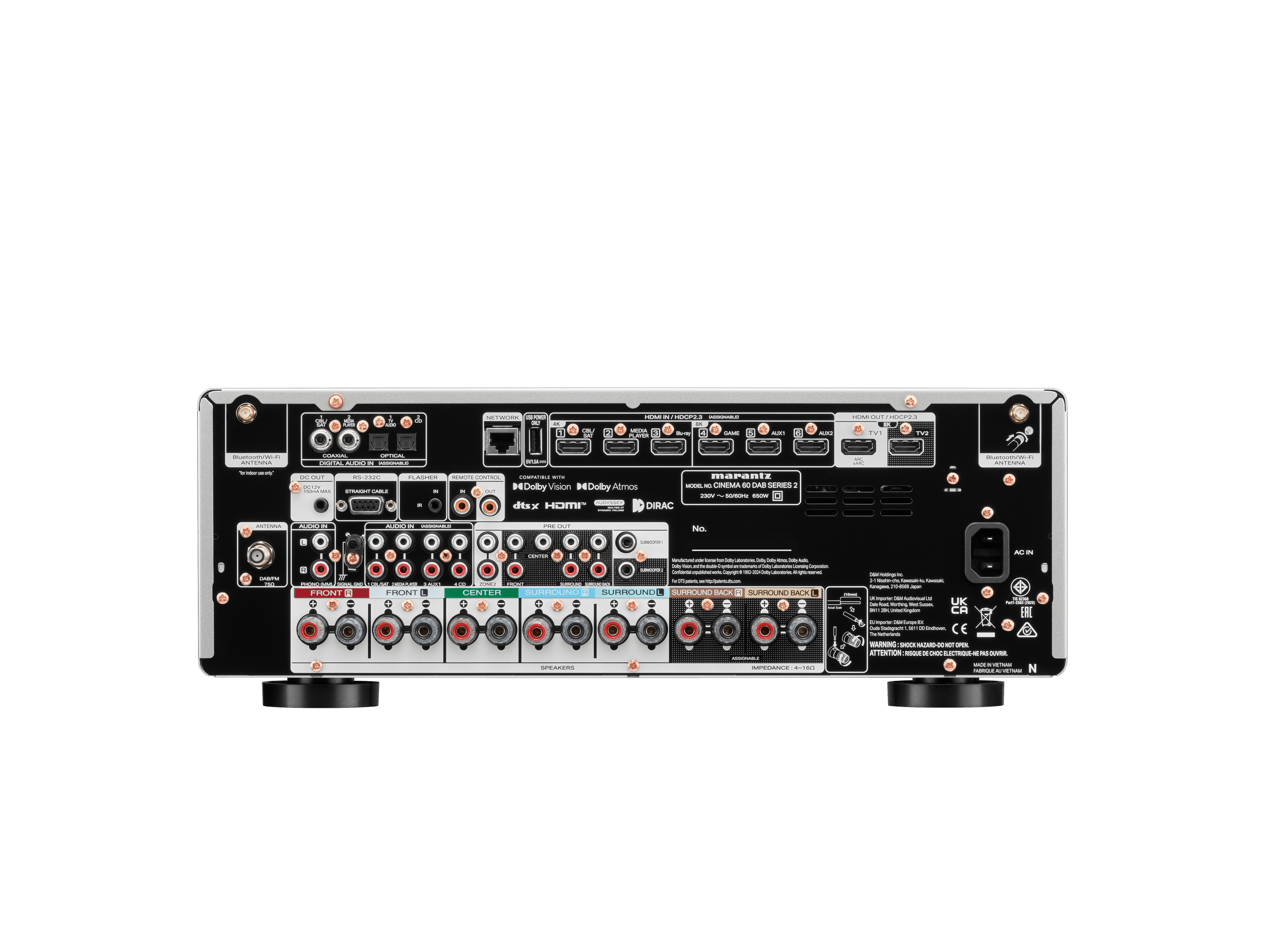 AV receiver MARANTZ Cinema 60 DAB Series2 silver-1
