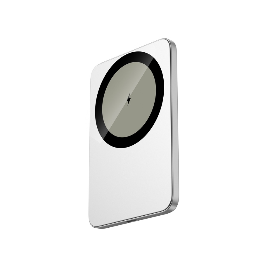 Powerbank CANYON OnPower 503 Air (3000 mAh, USB-C, bežično punjenje 7,5 W, srebrna boja)-3