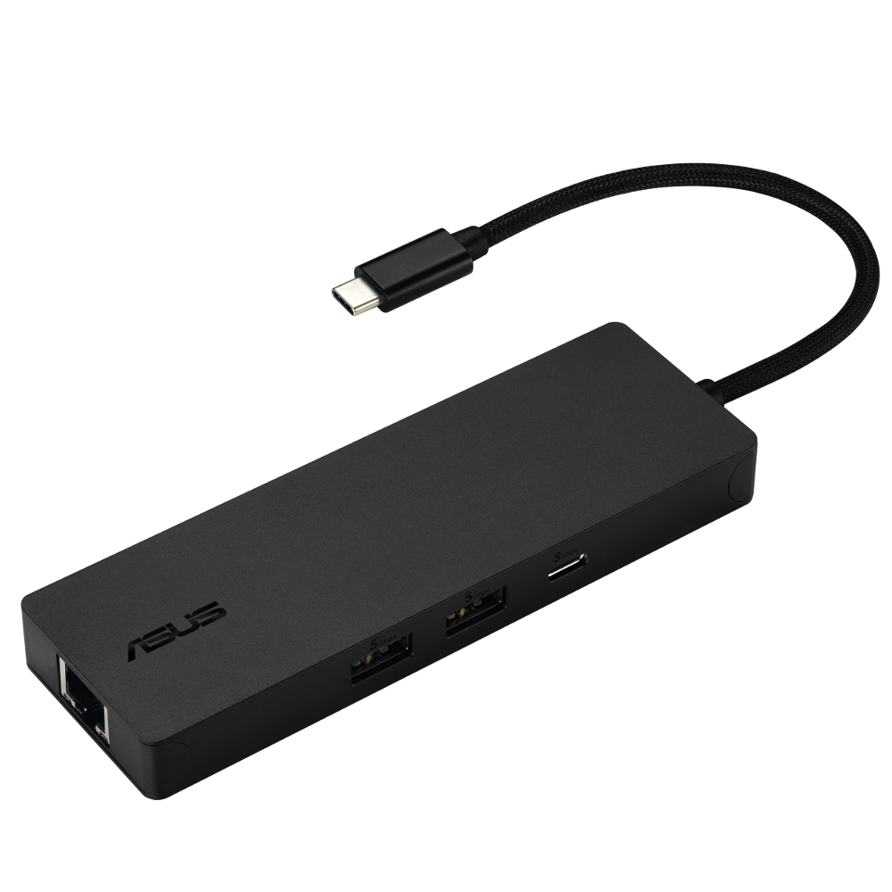 USB-C priključna stanica ASUS DC210 8 u 1 (HDMI 2.1 4K 60 Hz, 100 W PD, Gigabit LAN, SD/microSD)