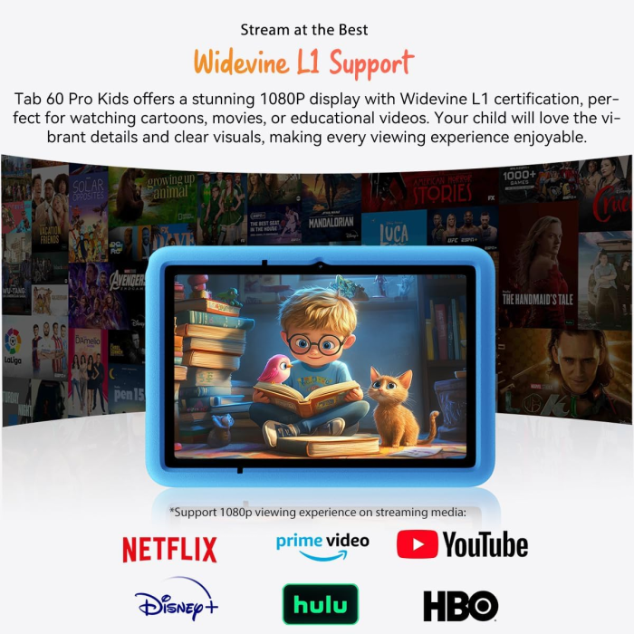 Blackview TAB60 Pro KIDS LTE 10.1-inch Tablet, 8GB+128GB, Blue-8