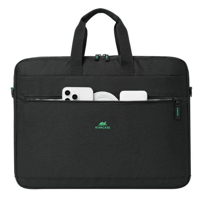 RivaCase Black 17" Laptop Bag-7