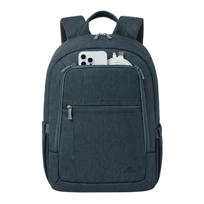 RivaCase Dark Gray 16" Laptop Backpack-4